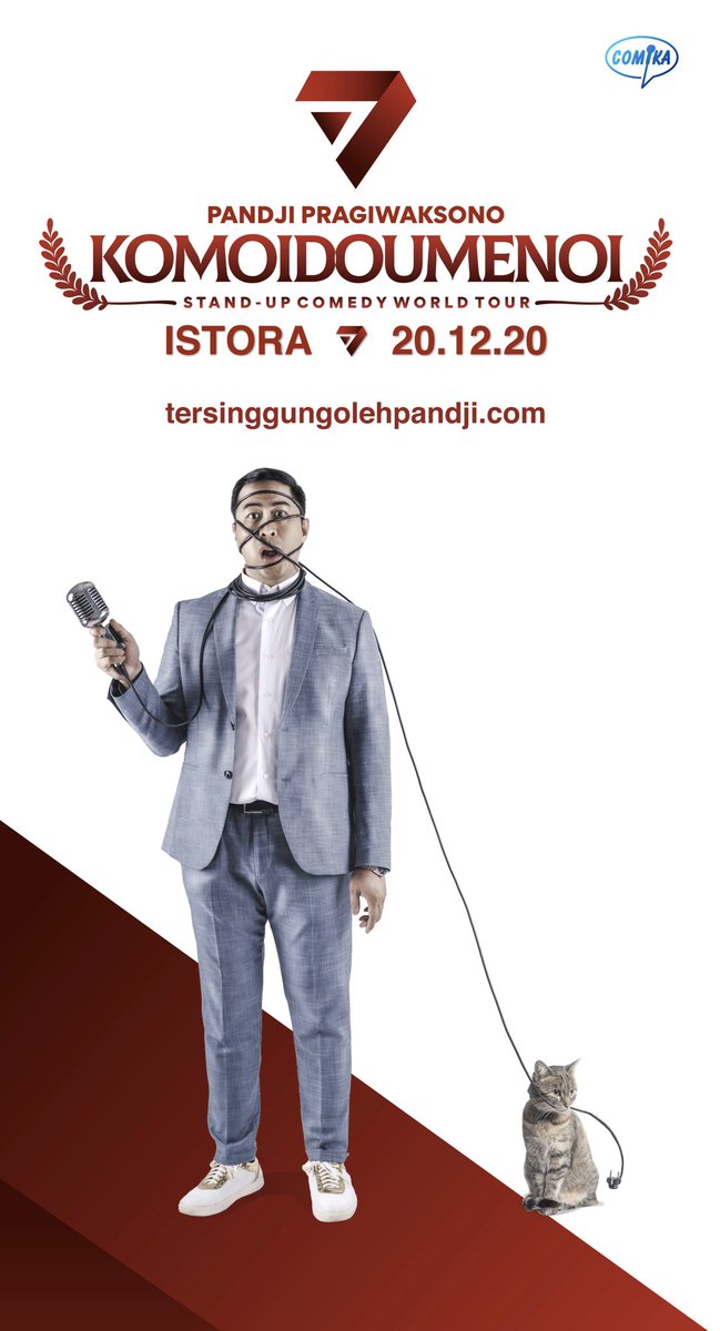 Selamat pagi Dunia! Sampai ketemu di 20 kota ini dari Juni sampai Desember 2020. Ditutup di Istora Senayan Jakarta, 20.12.2020 | tersinggungolehpandji.com
