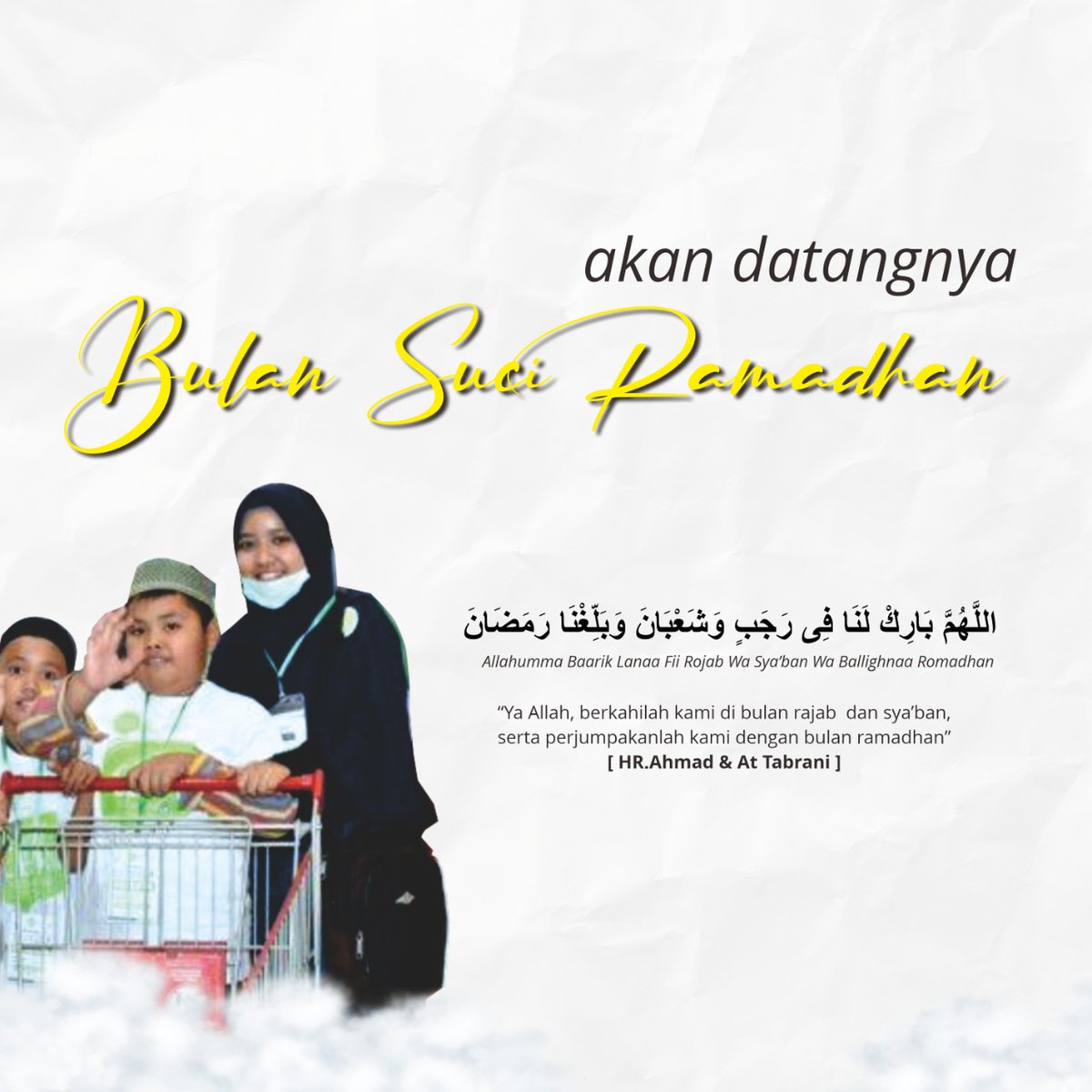 bungrizqi's tweet photo. Berkahi lah kami di Rajab dan Sya'ban, dan Sampaikan kami pada Ramadhan Ya Rabb..

Bahagiakan mereka juga ya..

#zakat #ramadhan2020 #bahagia #peduli #dhuafa #masjid #sembako https://t.co/r2fdOJG61P