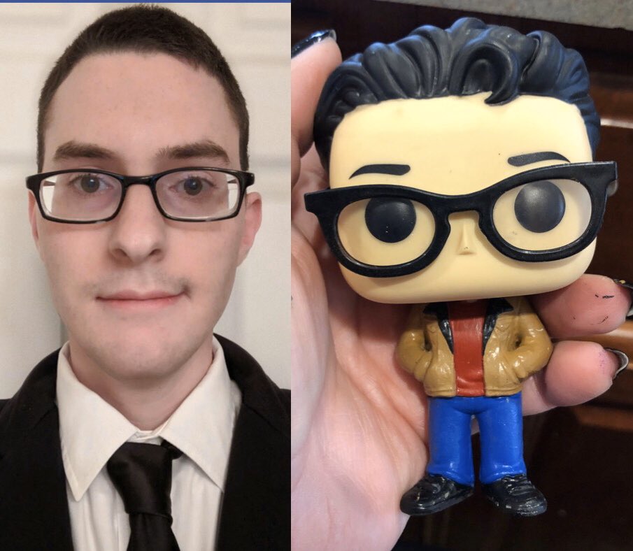 My lil bro as a funko, with slightly nicer hair xp  #DoctorFunkostein