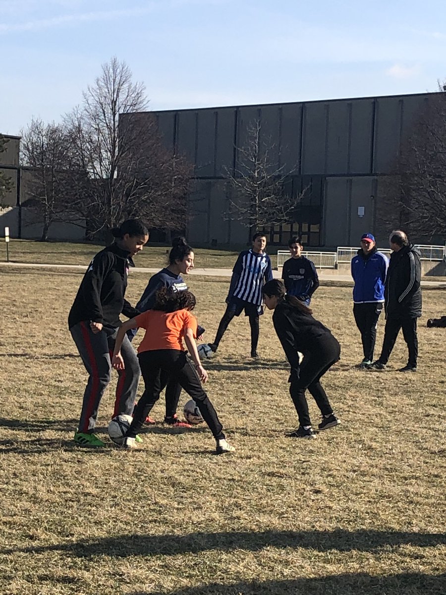 We were lucky to have Olivet Head Girls Soccer Coach Bahr run our practice today! Girls did awesome!!!