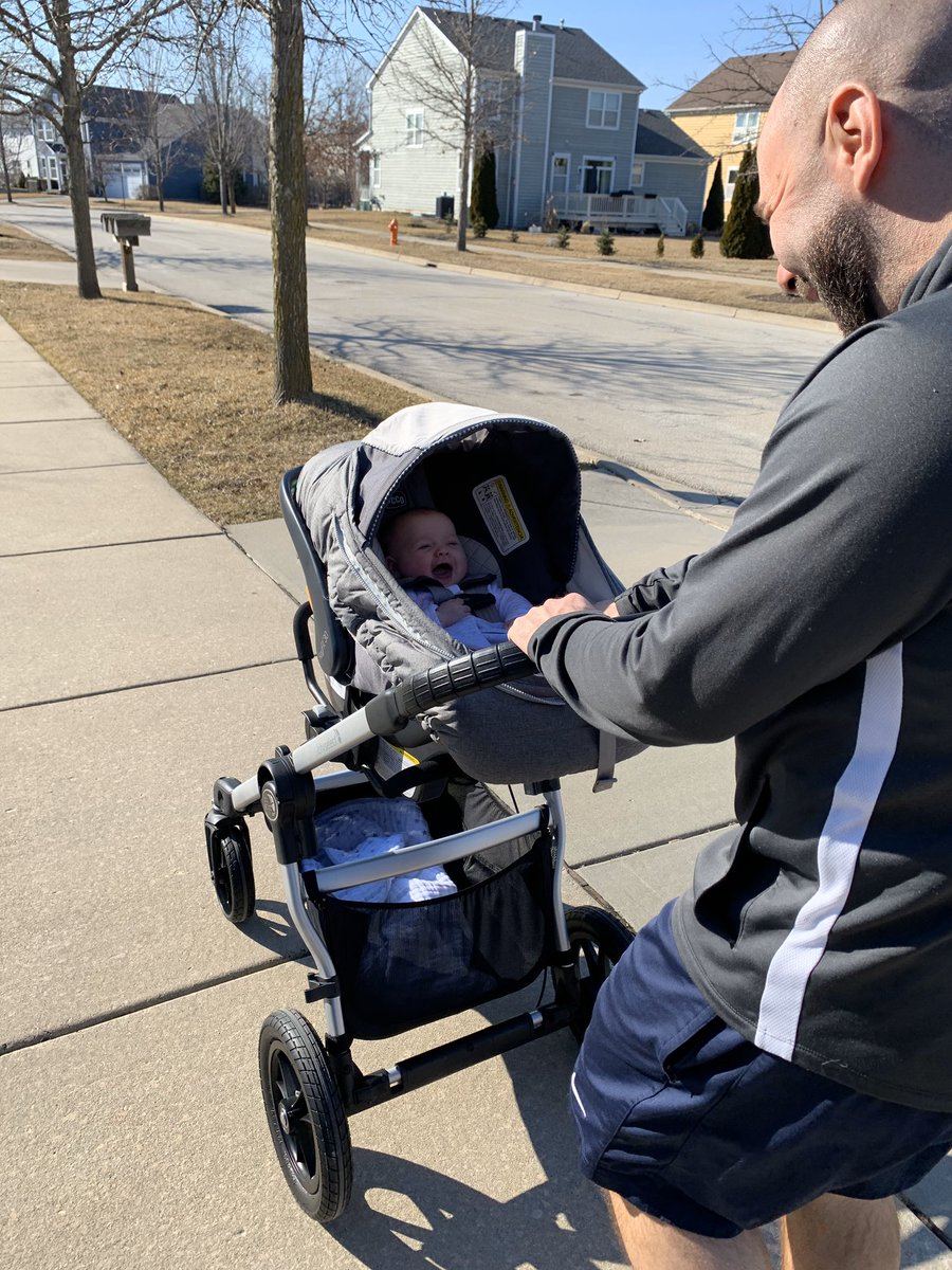 54Mr_Meyer's tweet photo. A0- Matt, 6th grade teacher @CollinsSchool54. Two things fuel my current #happiness have bee the weather and trying out our new stroller. #rideslikeadream #54Chat https://t.co/w7nGBu7CDB