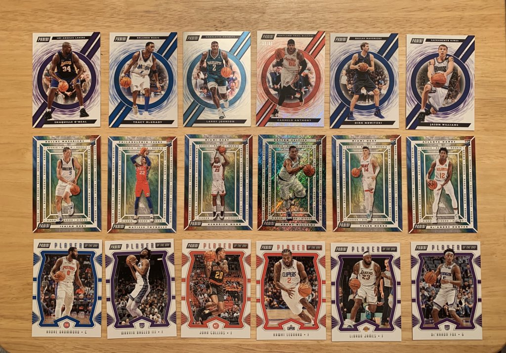 tommys54321's tweet photo. Went to my LCS today and bought some cheap cards for the PC and also pulled some panini player of the day cards! And bought a pack of last years Hoops #HobbyLove #NBAPC #PaniniPod https://t.co/0kwvbGXjhs