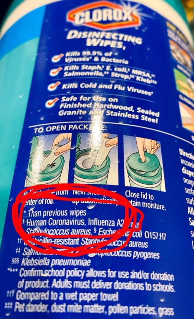 closeythekehd's tweet photo. They have known for years #clorox #coronavirus #coronabeer #CoronaVirusUpdate #imascientist #science #america @DaveandChuck @AndyGreenradio @WHOtheFisJC @Chuckthefreak https://t.co/Su1wbaPO0W