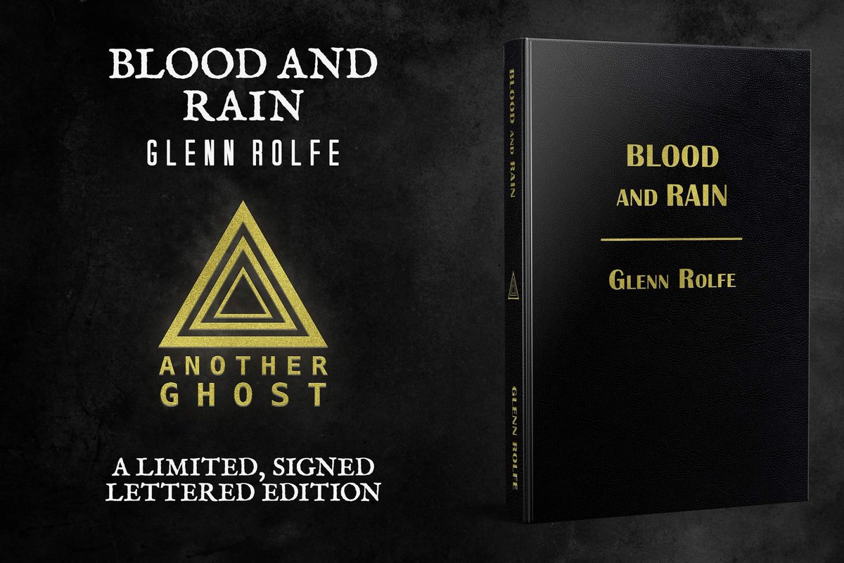 AnotherGhost10's tweet photo. This sold out so fast to our first-buyers list that we didn't even get to formally announce it... but: Blood and Rain by Glenn Rolfe should be shipping out at the end of the month!
https://t.co/08IBUU2R8O https://t.co/9GBGMr0BBa