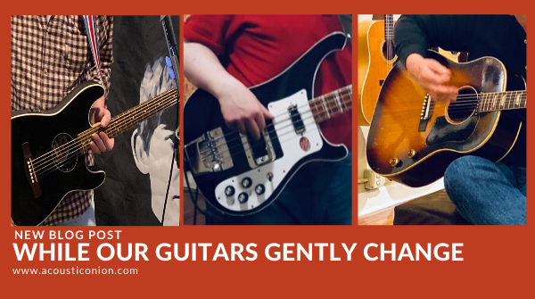 acousticonionva's tweet photo. Have you all noticed the new toys yet? We have a new blog post with probably more than you ever wanted to know about them. Read it here: https://t.co/jHdkK1eGUN 
wanted to know about them. 
#guitars #fenderstratacoustic #rickenbacker #j160e #musicians #bassguitar https://t.co/4irXD6ldSS