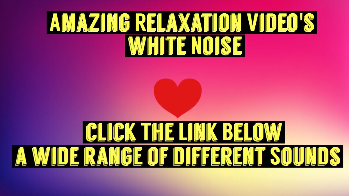 ISAWHITENOISE's tweet photo. https://t.co/vo2bNWlFWi

10 Hours of amazing sounds 

#whitenoise #sleep #sleeping #yoga #meditation #youtube #love #TuesdayThoughts #tuesdayvibes #movie #music #RETWEEET #asmr #rain #Peace #nature #clickthelink @Gaming_Videoz @TheYTForum @SFS20200 #share #Promote #Amazing https://t.co/1I8FLLYSFJ