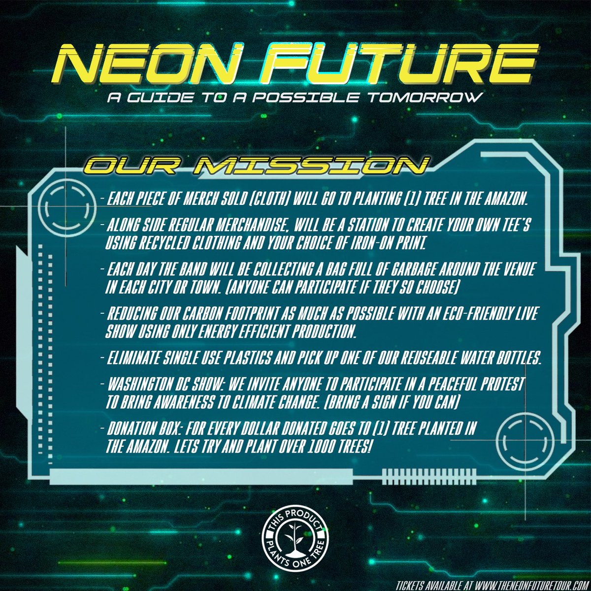 cherrypools's tweet image. Join the movement.
Tickets available at: theneonfuturetour.com