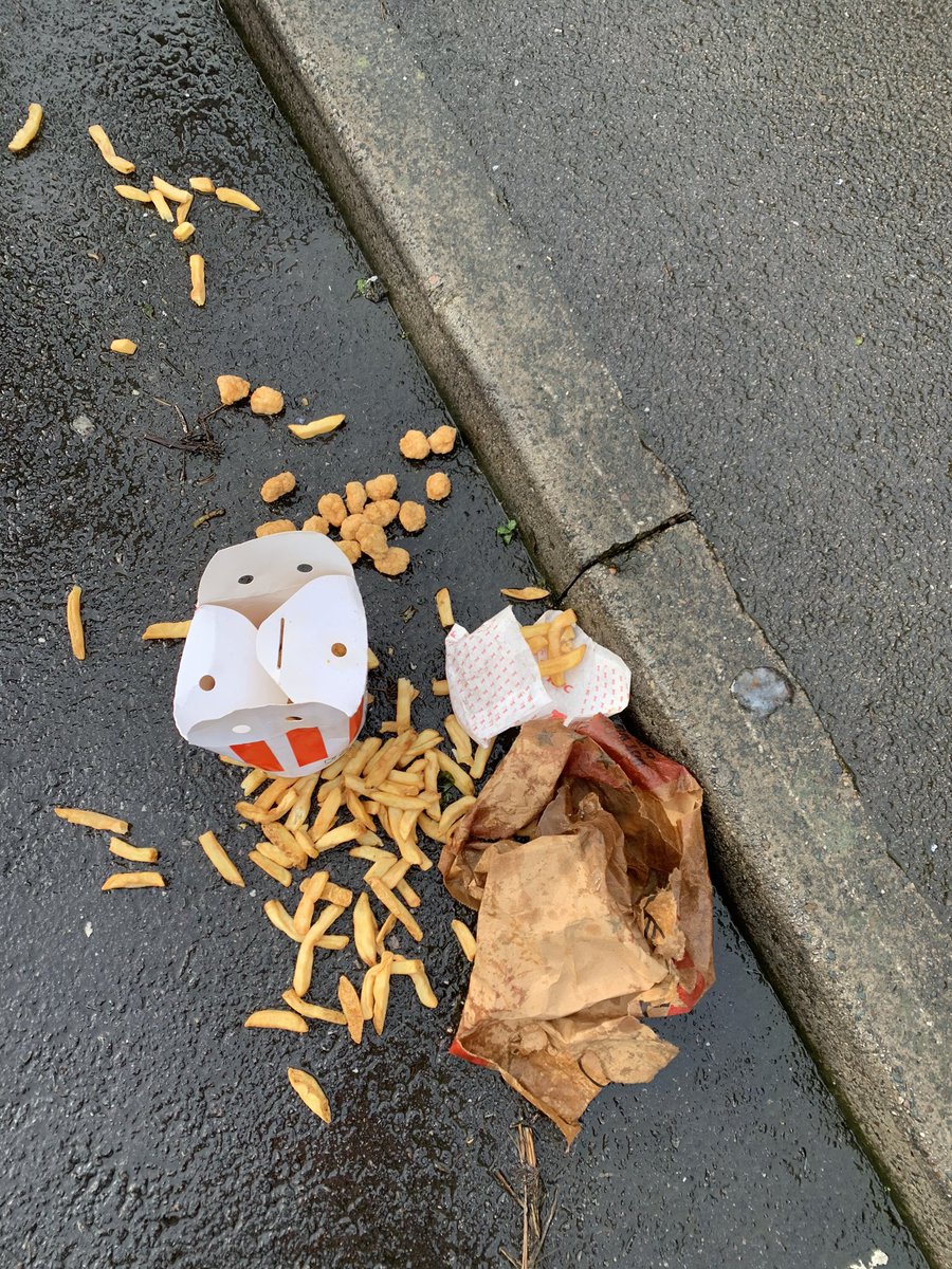 loveourstreets's tweet photo. More takeaway crap thrown out of cars on residential Sheffield streets in the last few days than u could shake a stick at @McDonaldsUKNews @McDonaldsUK @KFC_UKI_Help @sccstreetsahead @SheffCouncil @mark4burngreave @alisonclareteal @PeterG4NES2019 @KeepBritainTidy @cleanupbritain https://t.co/Z1UVF7jGfs