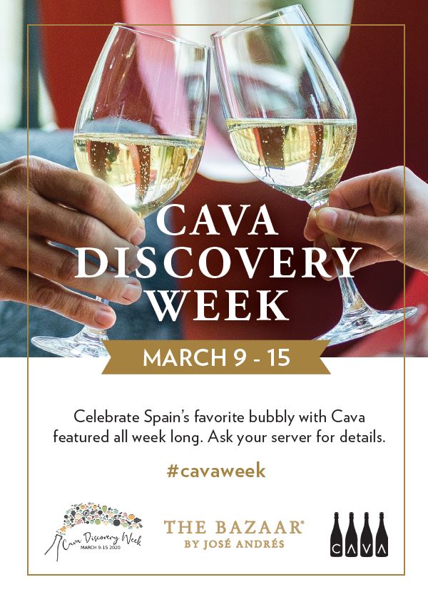 Did you know that due to its lower acidity, Cava is actually easier to pair with food than Champagne? Try for yourself during Cava Discovery Week at The Bazaar by José Andrés @Bazaarbyjose @chefjoseandres #BazaarLA #cavaweek