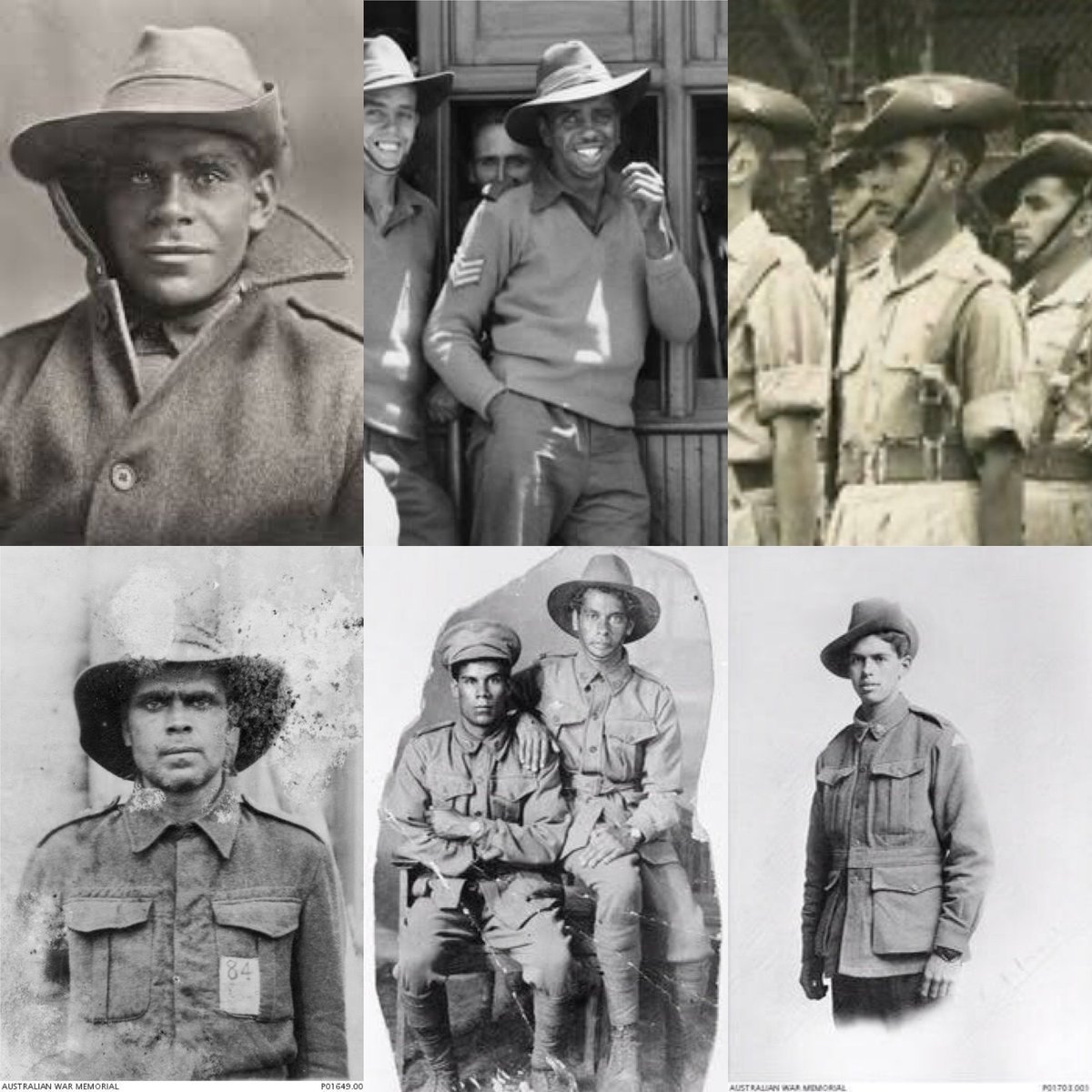 Some, of the many, Indigenous Australian warriors who served Australia in war.