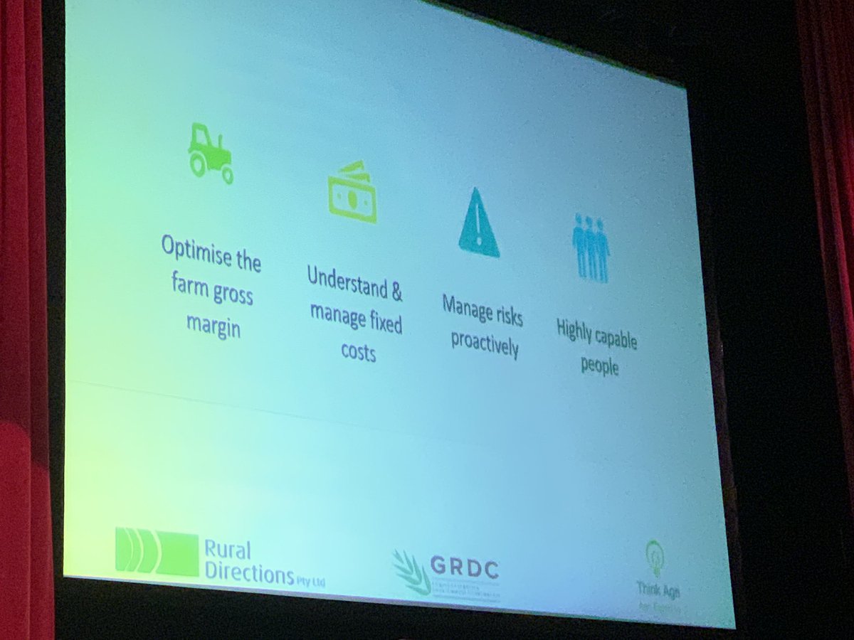 Four keys to a optimising grain growing business (or any business) for success. Royce Pitchford @Rural_Dir #grdcupdates @theGRDC