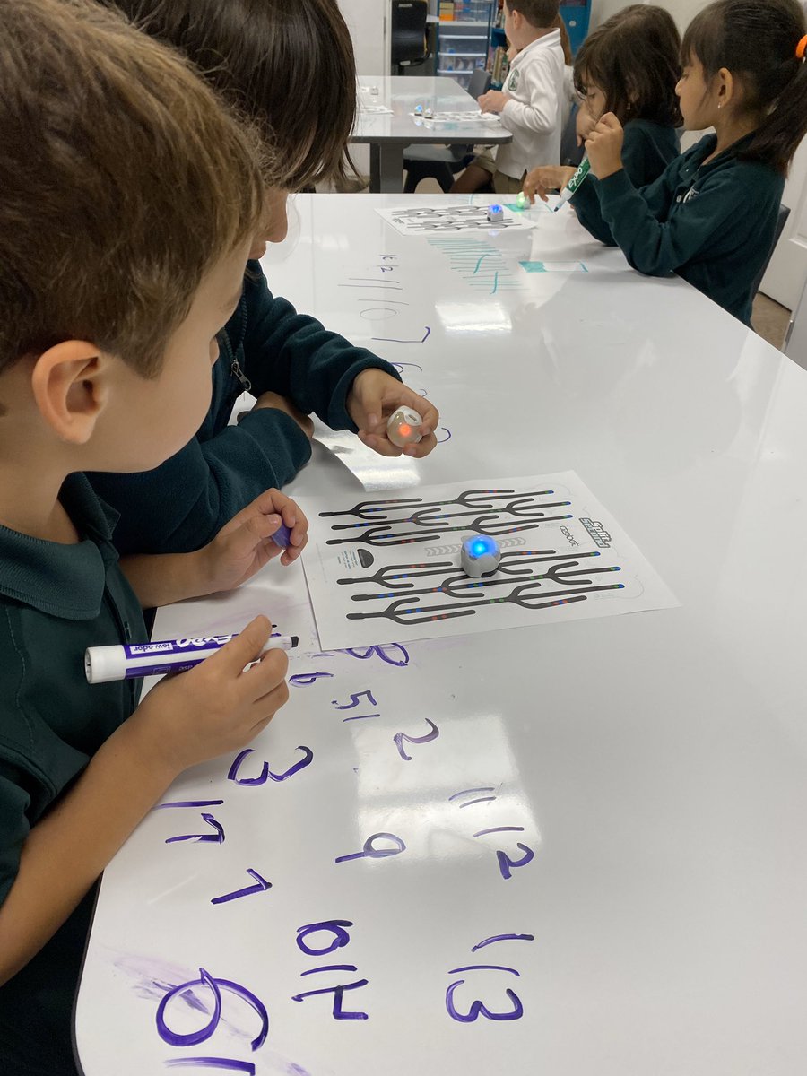 PineCrestSTEM's tweet photo. Data collection is serious business in #PCPreK As our Ozobots used sensors to navigate, we used #PCTeamwork to document results! Check out the great ways they kept track! #PC2033 https://t.co/b8jIMHkH0X