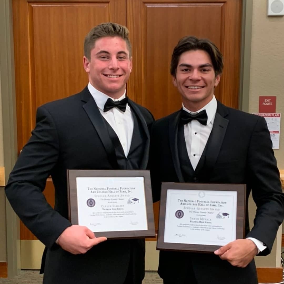 VHS_Football's tweet photo. Congratulations to our own National Football Foundation and College Football Hall of Fame Scholar Athlete award recipients.  #TigerPride #TigerStrong #TigerSmart #WAYTOGOTIGERS https://t.co/N4Nv222Vi0