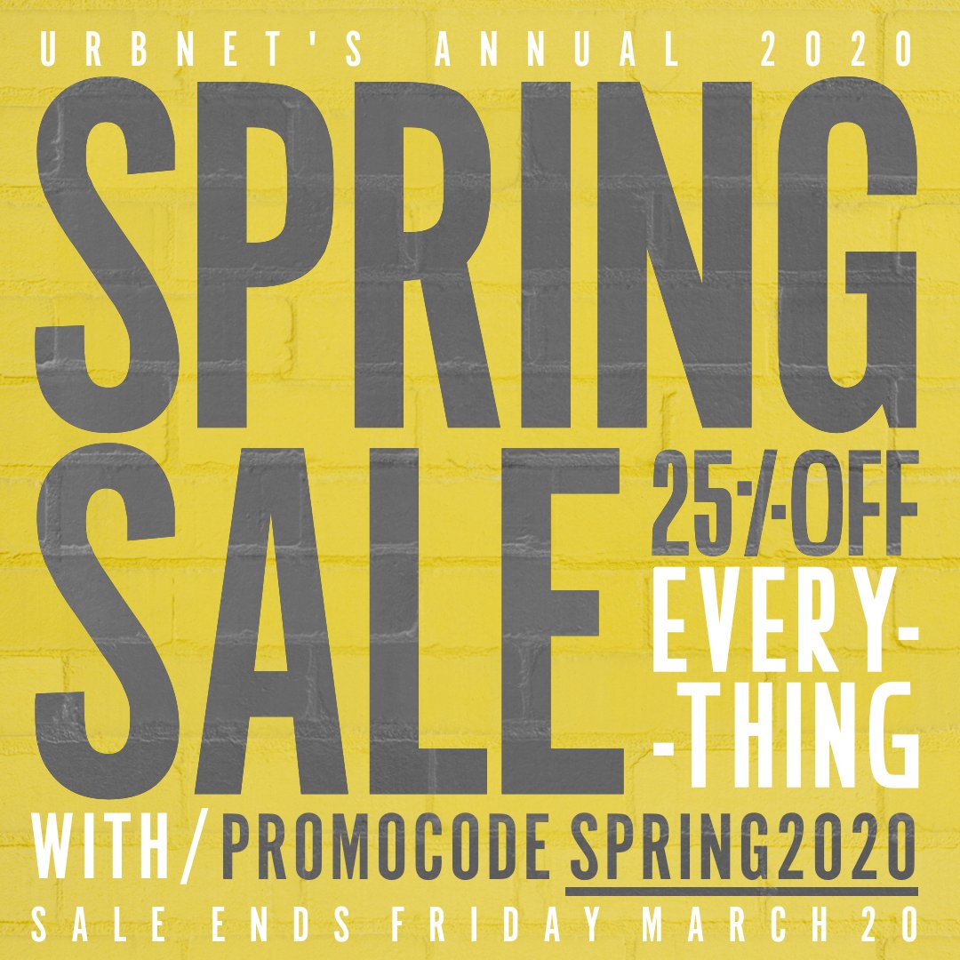 URBNET's tweet photo. SPRING SALE
25%OFF w/PROMOCODE SPRING2020 
https://t.co/9H97OfWDGW

@MOKA_ONLY @OBUXUM @SwampThingRaps @molanamosley @PigeonHole @MattBrevner @Def3 @Daneo10 @Elaquent @ChessClubRap @tonguehelmet @JeffSpec @chaixbeats @born_json @HMLTlive @PlanetPremRock @budamonkfonk @ill_sugiee+ https://t.co/0HFAJi90An