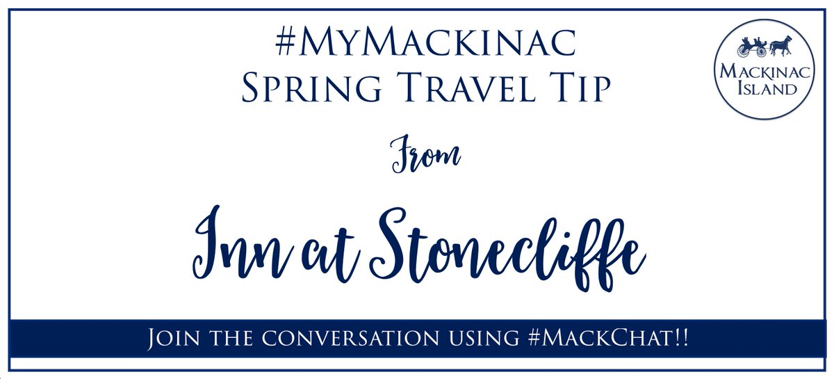 mackinacisle's tweet photo. #MackChat Spring Travel Tip: Check ferry schedules as times vary in the spring. Pack an umbrella just in case so you can still enjoy all that Mackinac Island has to offer even in nature’s spring showers.  #MyMackinac 🐴📱🌷 https://t.co/ZAUlhKkZbr