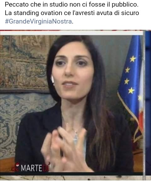Ras_Dave_'s tweet photo. VIRGINIA RAGGI
Ospite da Floris a Di Martedi
Riassunto: https://t.co/SmVAqyB8oW