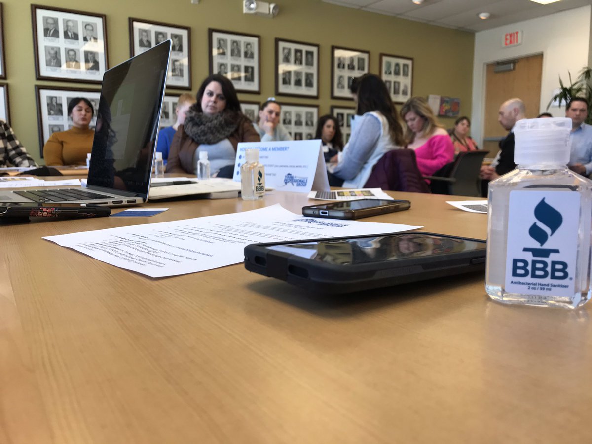 SheronKPatrick's tweet photo. Today’s @ypganchorage Young Professionals Group meeting is brought to you by @BBBNWP hand sanitizer!! Stay healthy, clean and safe out there! #BBBAK #StartWithTrust #YPGAnchorage #ElbowBump https://t.co/mlNbxj7PKO