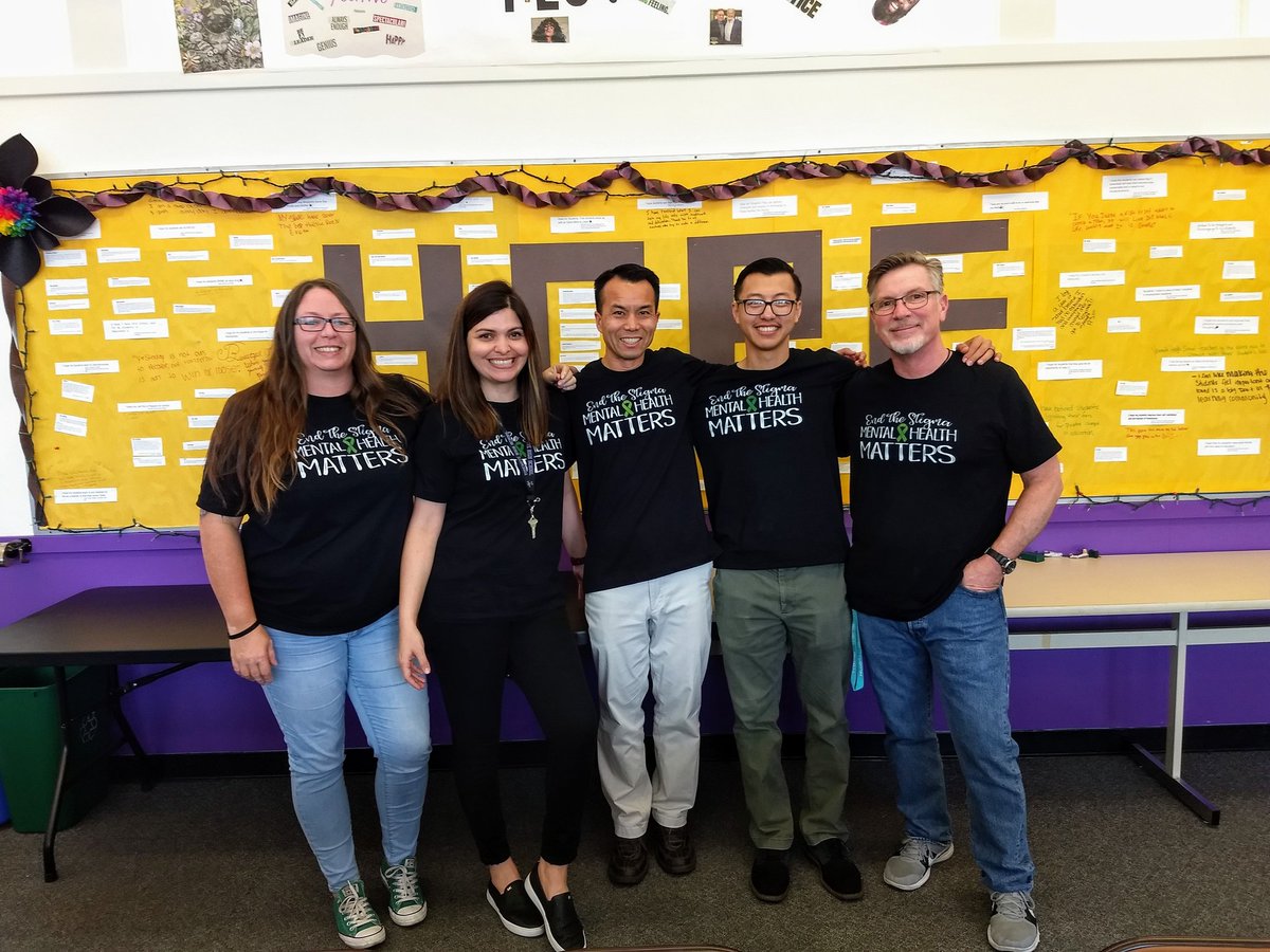 The Yosemite High School Teen Mental Health First Aid Trainers. Over the past two weeks we've trained every student at our alternative school. An amazing accomplishment and an amazing experience.
