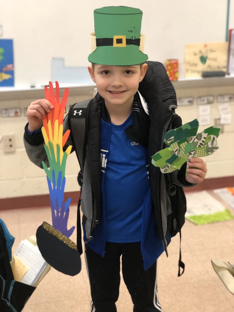 So much fun at St. Patrick’s Day Club today!! Thankful to Copper Hill PTO for their support! 🐾💚