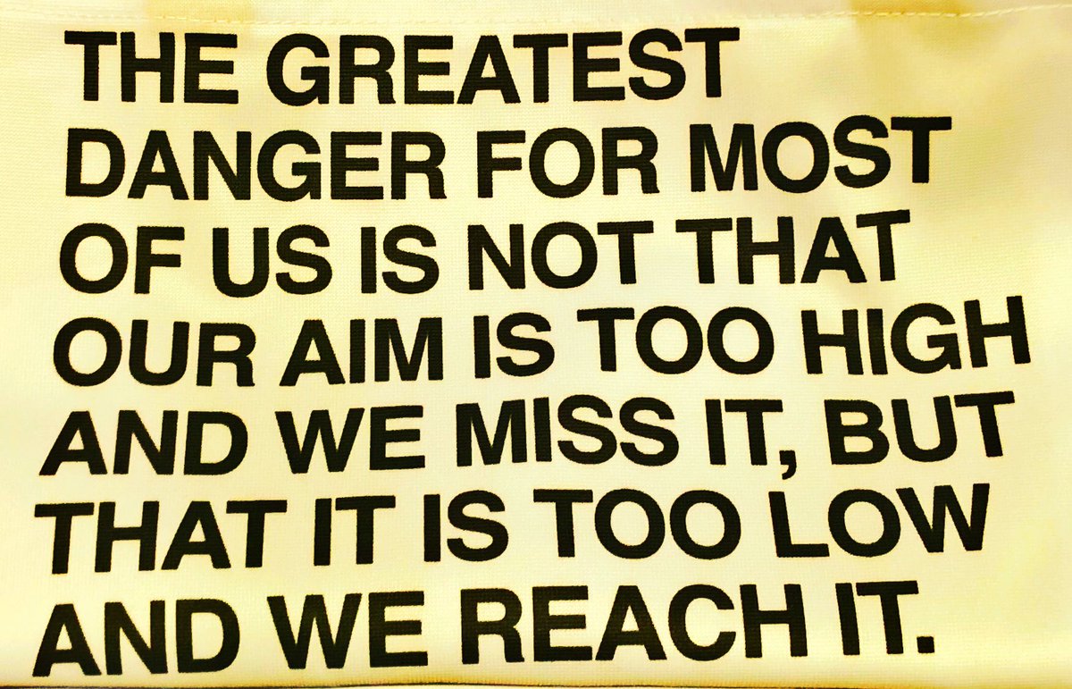 Armstrong_VO's tweet photo. #Actors and #VoiceActors - The greatest danger for most of us is not that our aim is too high and we miss it, but that it is too low and we reach it. #keepfivhting #JustDoIt #youcandoit #StayInThere #VO #Voiceover #acting #Voiceacting #voiceactor #actor #KeepFighting @SovasVoice https://t.co/HSVygbVCjT