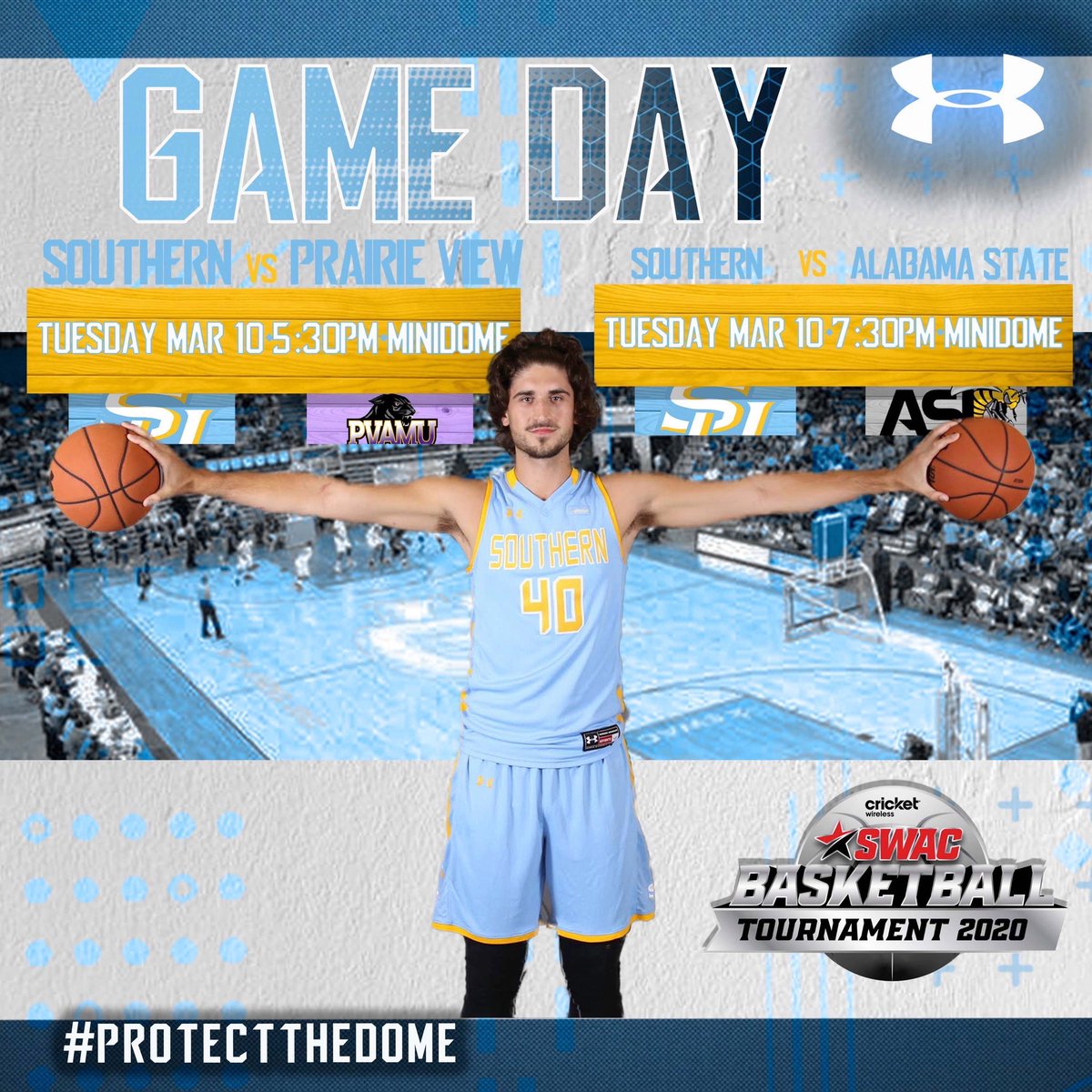 5 mins til Tip-off ‼️ #teamsu