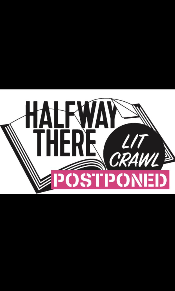 HalfwayThereNJ's tweet photo. We are postponing the Halfway There Lit Crawl due to public health concerns. It’s devastating, but hopefully we’ll be able to bring you all five events, four venues, and fourteen amazing writers soon. https://t.co/A6KsW5xdgC