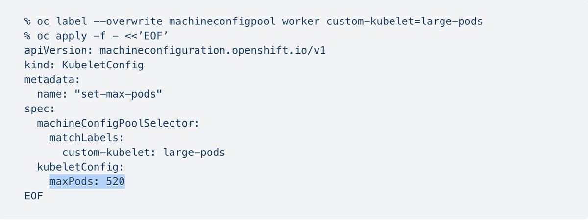 openshift's tweet photo. OpenShift Scale: Running 500 Pods Per Node!
 
https://t.co/FEy1pkrFPH https://t.co/E8J7mWQWQF