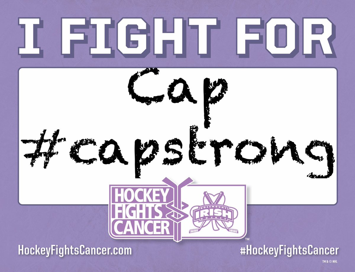 MNHockeyFights's tweet image. Rosemount lost Cap George today. He was an inspirational force for MN Hockey Fights Cancer. His spirit will continue to be a core driver of the effort moving forward. Cap may have chose the hard court over the ice, regardless MNHFC will always be #CAPSTRONG. #HockeyFightsCancer
