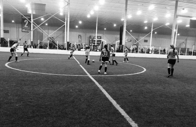 IndianaImpactSC's tweet photo. Players from the 06 Lady Impact Black and the 07 Lady Impact Black got to show off their talents tonight on the dashboard field. π€π€ #SheCanPlay #LadyImpact @Incrediplex https://t.co/6EYAkCunx8