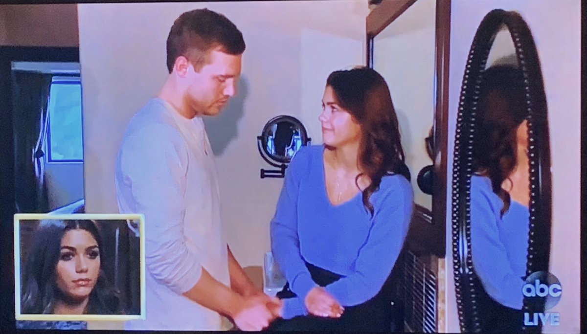 wazzalauren's tweet image. they call this shade “breakup blue” #TheBachelor