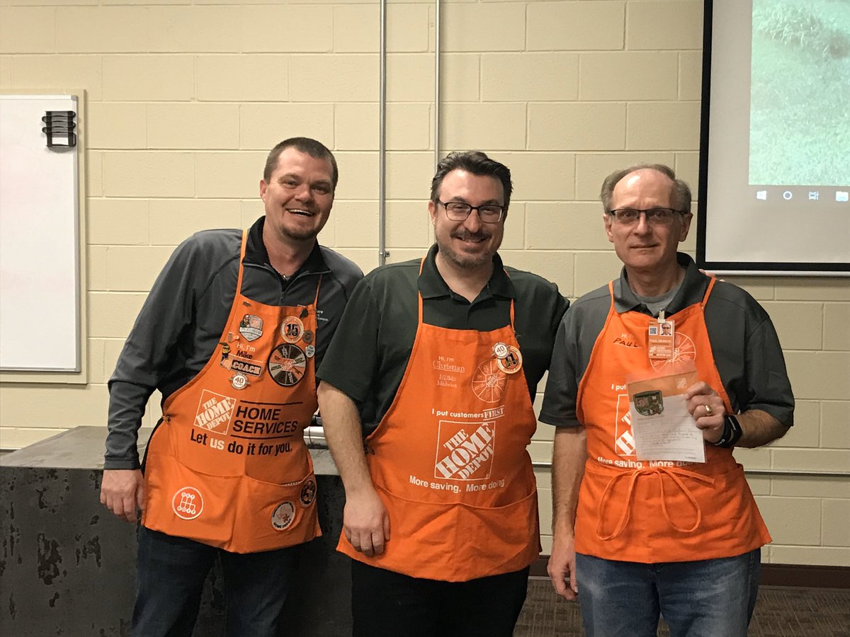 Mike Kindig (@hdmikekindig) on Twitter photo Thank you Paul and Devin for taking care of our customers. Homer awards for 2 great associates!@LizMishTHD <a href="/ChrisGHDMS/">Christopher Gilbert</a> <a href="/PicininiDwayne/">Dwayne Picinini</a> @MarkAHomedepot <a href="/HDTammyScarpaci/">Tammy (Harbin) Scarpaci</a> <a href="/ChristianChad10/">Christian Chadwick</a> <a href="/DeesCarolane/">Carolane Dees</a> Thank you Paul and Devin for taking care of our customers. Homer awards for 2 great associates!@LizMishTHD <a href="/ChrisGHDMS/">Christopher Gilbert</a> <a href="/PicininiDwayne/">Dwayne Picinini</a> @MarkAHomedepot <a href="/HDTammyScarpaci/">Tammy (Harbin) Scarpaci</a> <a href="/ChristianChad10/">Christian Chadwick</a> <a href="/DeesCarolane/">Carolane Dees</a>