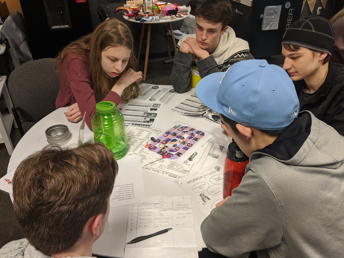 profeLMadrid's tweet photo. Who was #SimonedeBeauoir? And #GloriaFuertes? Costumes for women vs. for men, #Disney and the #romantic love, #crystalceiling, #stickyfloor, & more to discuss. #flippedlessons #independentleaners #BLinaction #globalchallenges #gamification #Spanish #langchat en español 💪🏿💪🏾💪💪🏼🟣 https://t.co/UyI5lMmcj6