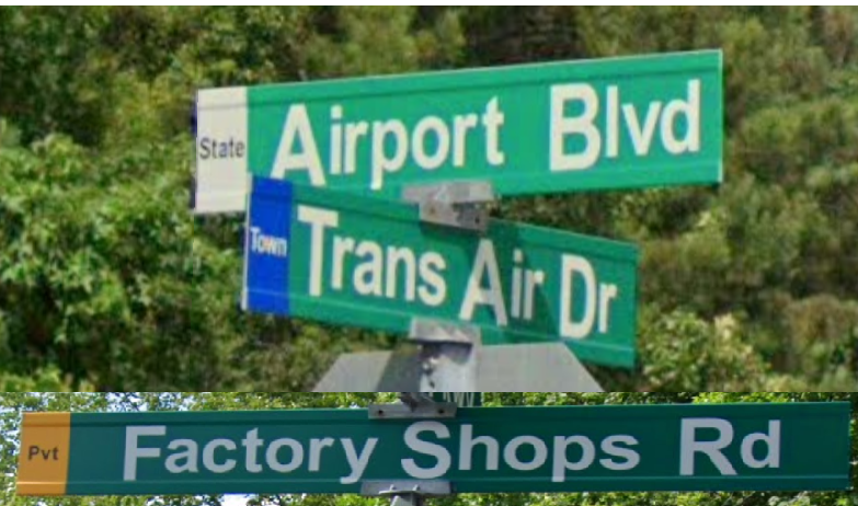 LeafStorm's tweet photo. @jdttransit In Morrisville street signs are marked "Town" (blue), "State" (white), or "Pvt" (yellow). They aren't the prettiest signs IMO but they do make it clear which is which. (Except that they aren't on the mast arm signs for traffic signals.) https://t.co/TMhITBfyBY
