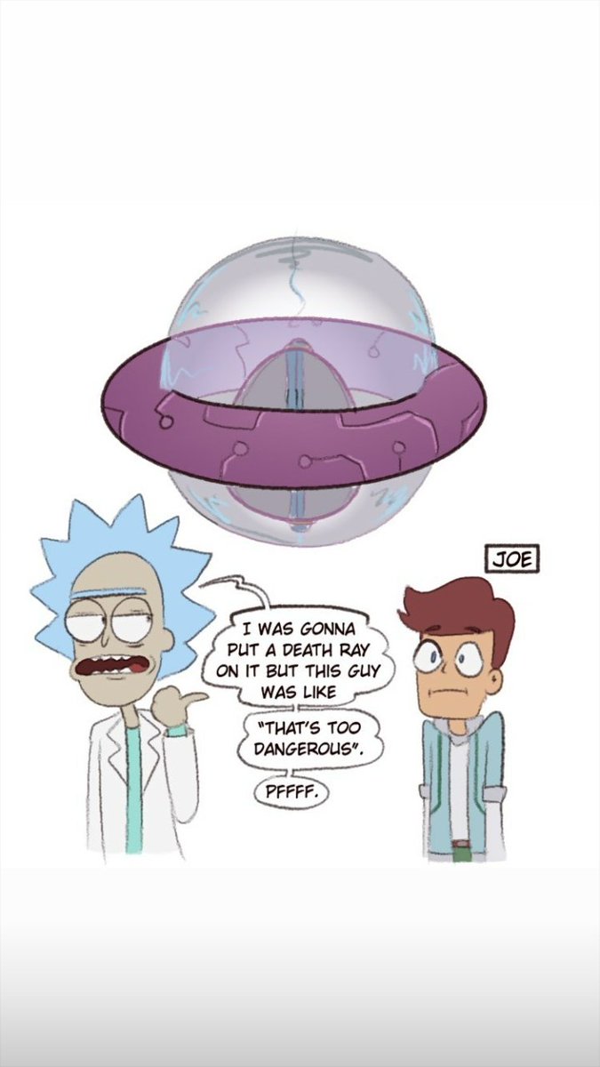 JoELecTeen's tweet photo. Thx. @MoringmarkMark & to you Rick for that response 🤣🤣😂🤣🤣
Also I used to drawn myself in 2017 for @gravityfying fanfic #starco future daughter shout out to her too.
#RickandMorty #spaceeggs https://t.co/r3URPQ3cvL