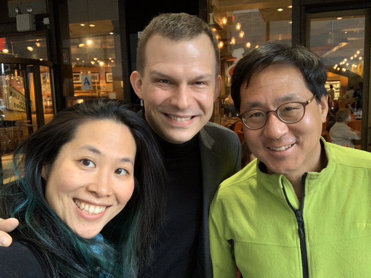 CurtisSChin's tweet photo. Now, that’s a trio... #NewYork reunion with pianist @AdamGyorgy from #Hungary & @JUARASkincare CEO Metta Murdaya from #Indonesia. On the agenda. Don’t just live, but thrive! Shout-out to @ariannahuff & @thrive! https://t.co/om0AGp1qhb #wellness #sleep #beautifulmusic #wellbeing https://t.co/eE7XiOnfVt