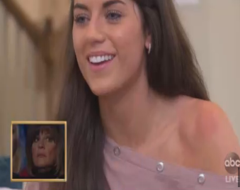 laurenzima's tweet photo. Barbara and Madison's faces when Chris Harrison said Peter wanted a second chance with Madison 

#thebachelor #thebachelorfinale https://t.co/RyWMLniTjg