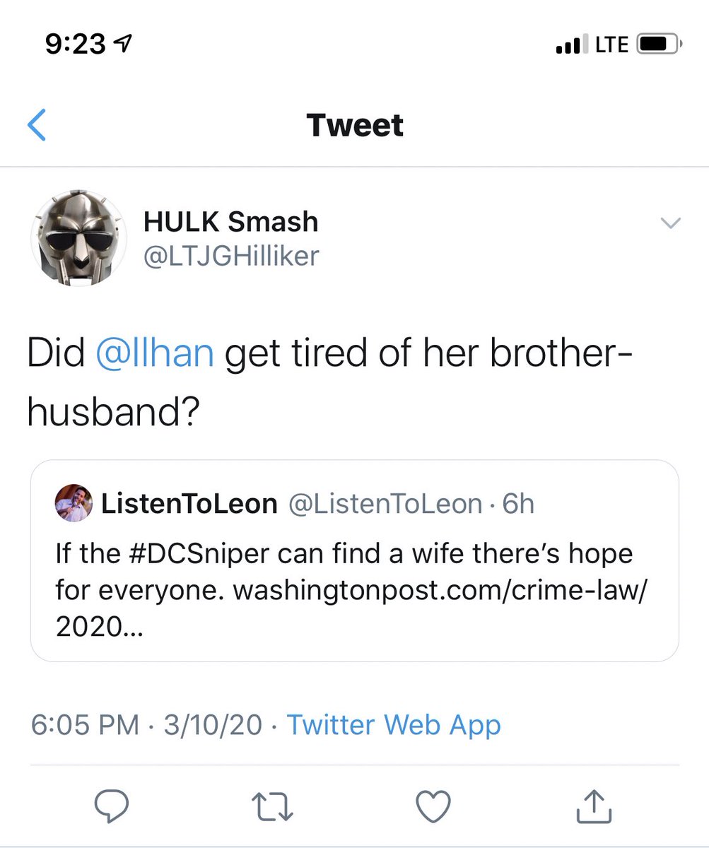 ListenToLeon's tweet photo. Just blocked this guy. What y’all not gon’ do is try to politicize my silliness. #ThanosSnap #TurnedToDust https://t.co/AQgEvKIczI