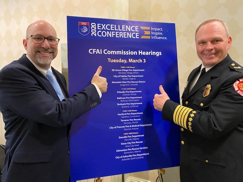 Proud to share that the Elk Grove Village Fire Department has achieved Accredited Status through the Center for Public Safety Excellence! Awarded at the CPSE Excellence Conference, unannounced at our Village Board Meeting, tonight.
<a href="/CtrPubSafExc/">CPSE</a>