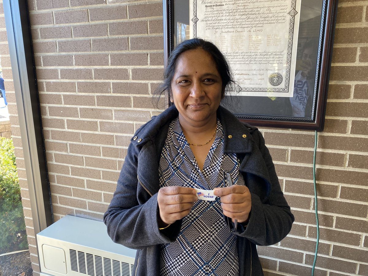 sumana_____'s tweet photo. Today, my parents voted for the first time ever in their lives. It was for Bernie Sanders in the Michigan Primary. Regardless of what happens, our family has that. Thank you, Bernie, for fighting for people like us. #MichiganPrimary #MichiganForBernie https://t.co/1ElQGlGYfW
