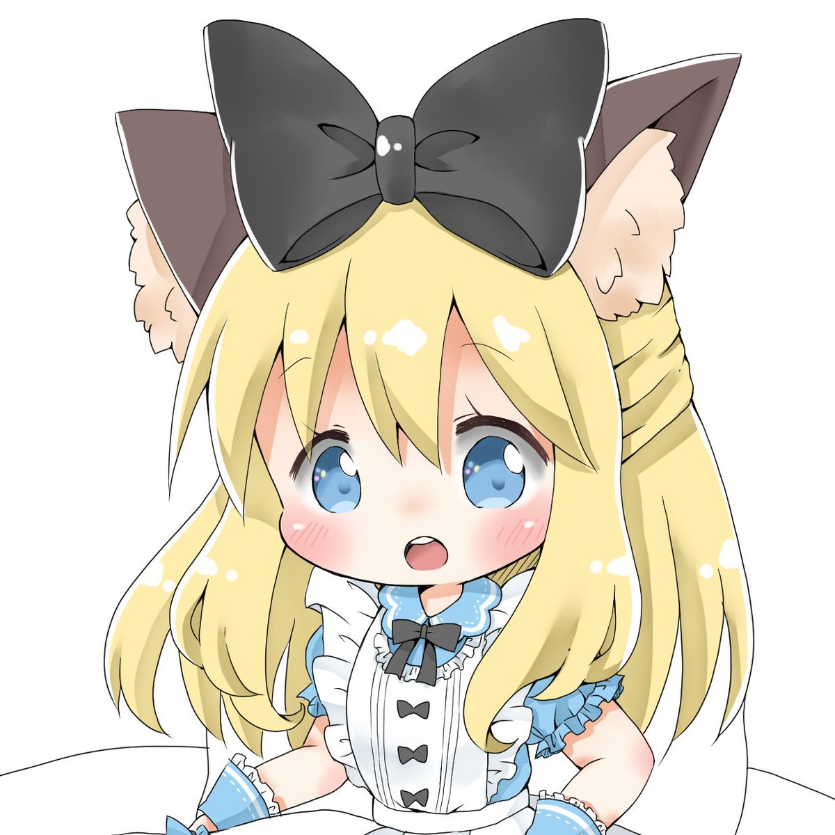 ぐぐる 創作 ねこみみアリス オリジナルイラスト けもみみ ぐぐるの絵