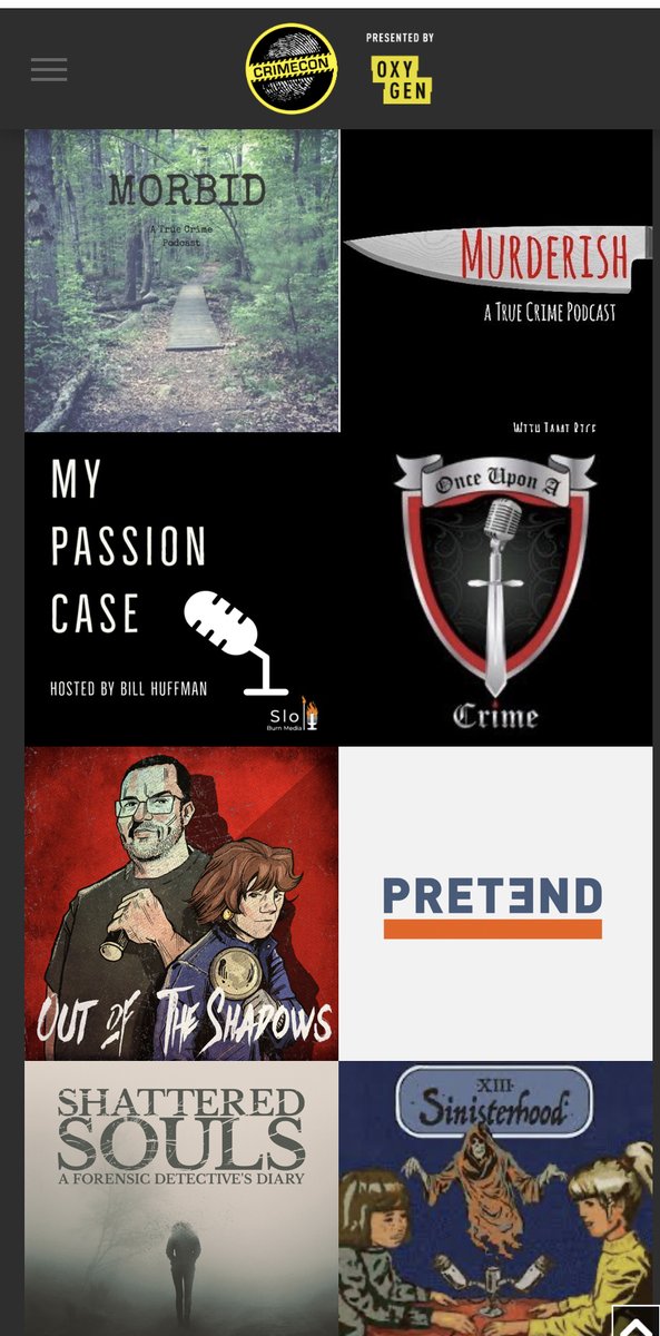 EvLockPodcast's tweet photo. Can't believe Evidence Locker will be among these great podcasters! Come say hi to us at #PodcastRow at CrimeCon in Orlando on May 1-3
**Use code EVIDENCE2020 for 10% discount**
#crimecon2020 #podernfamily #podnation #truecrime #podcasts #truecrimecommunity #oxygen https://t.co/8qKrMntszu