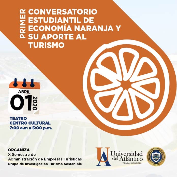 Programate desde ya para el gran evento sobre economía naranja en nuestra Universidad del Atlántico, este 01 de Abril! Tendremos muchas sorpresas, les encantara. Inscribete en el siguiente link y aparta tu cupo ven.com.co/#//165-I-CONVE… #Turismo #EconomiaNaranja #UA