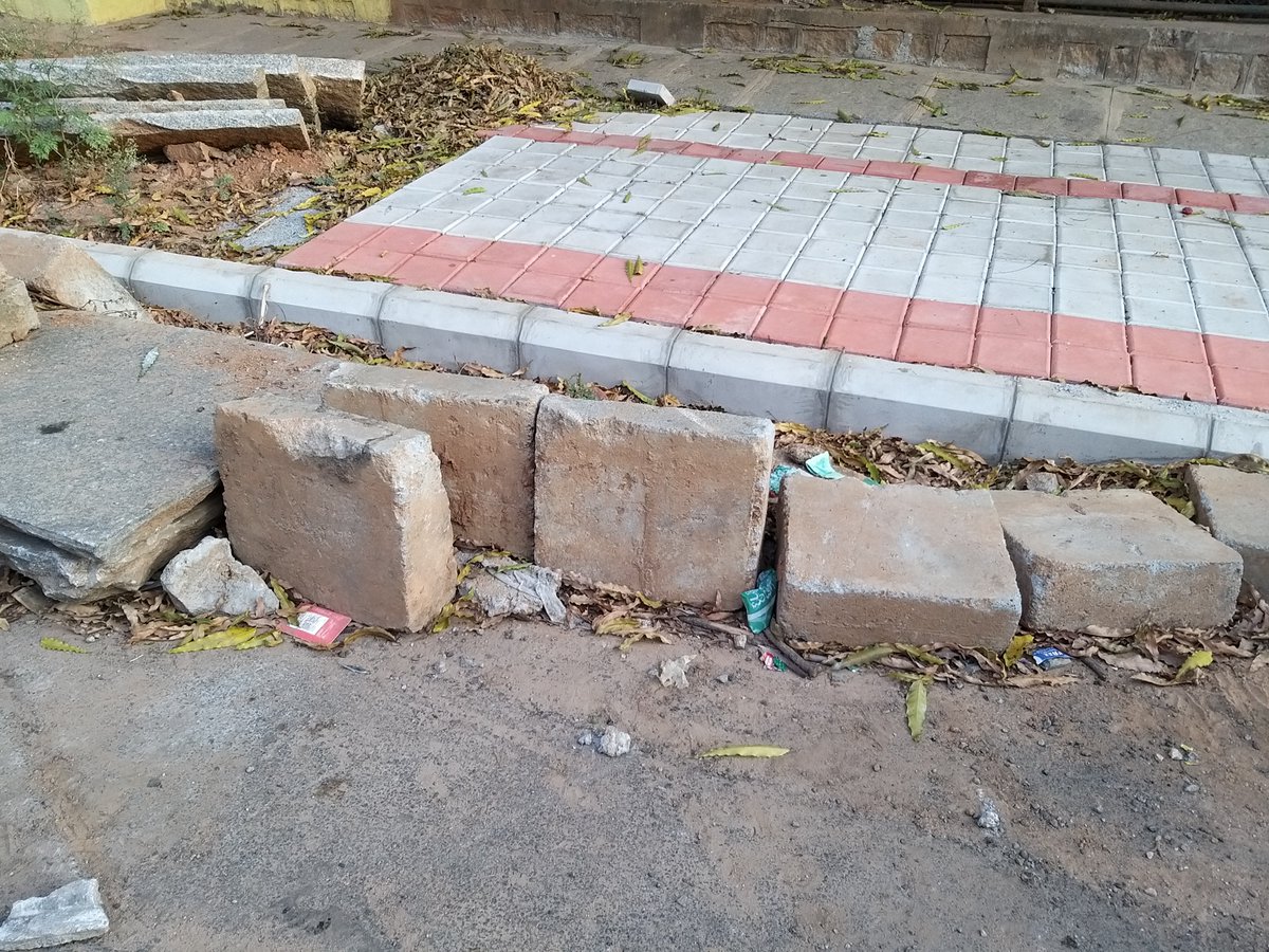 saneyedoc1's tweet image. Why there is no accountability on the contractors doing the job?
#RVRoad #Nammametro #Footpath 
@Sowmyareddyr 
Who will remove the stones lying on the road for last 4 months?