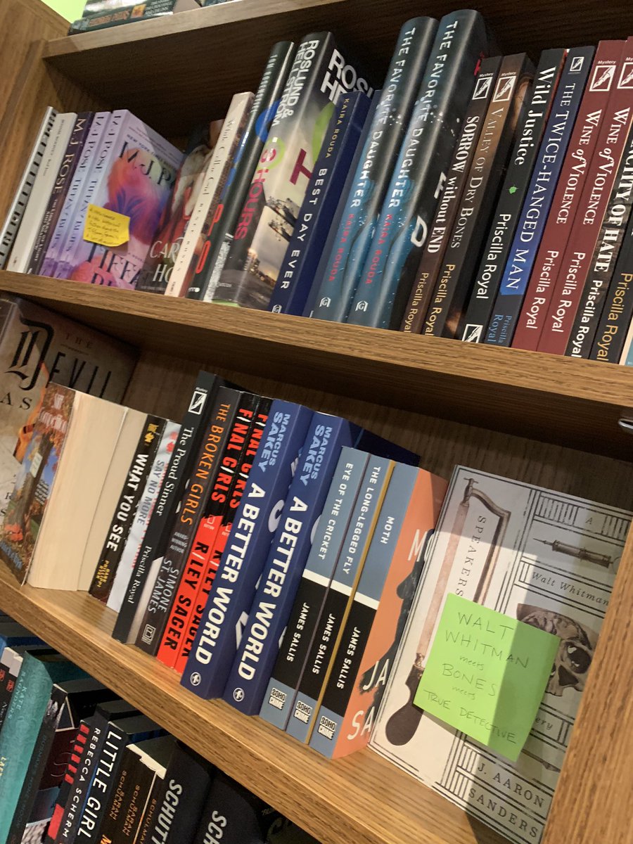 natwithherbooks's tweet image. Found Mystery To Me Bookstore today in Madison, WI! Literally walked in to see post-it’s EVERYWHERE with little book buzzes to draw attention to various texts! My brain and heart exploded! 🤯 They even have a podcast called Open Books! @MysterytomeT #SupportLocalBookStores