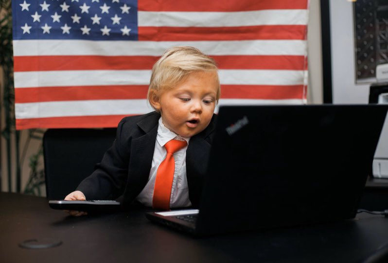 TamiWurdock's tweet photo. @realDonaldTrump. #happytrumpbaby. https://t.co/cujCtdnxwX