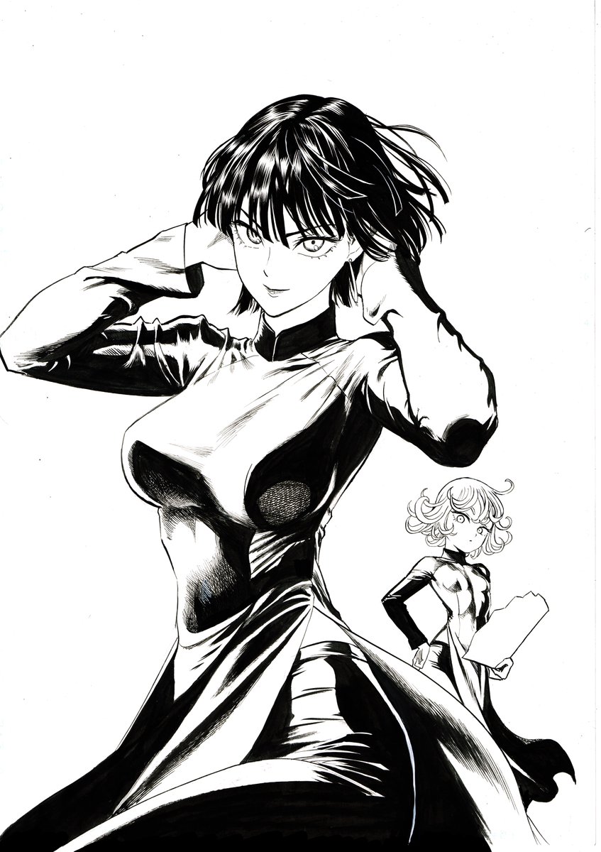 村田雄介 姉妹扉絵 ペン 村田雄介 姉妹扉絵 ペン
