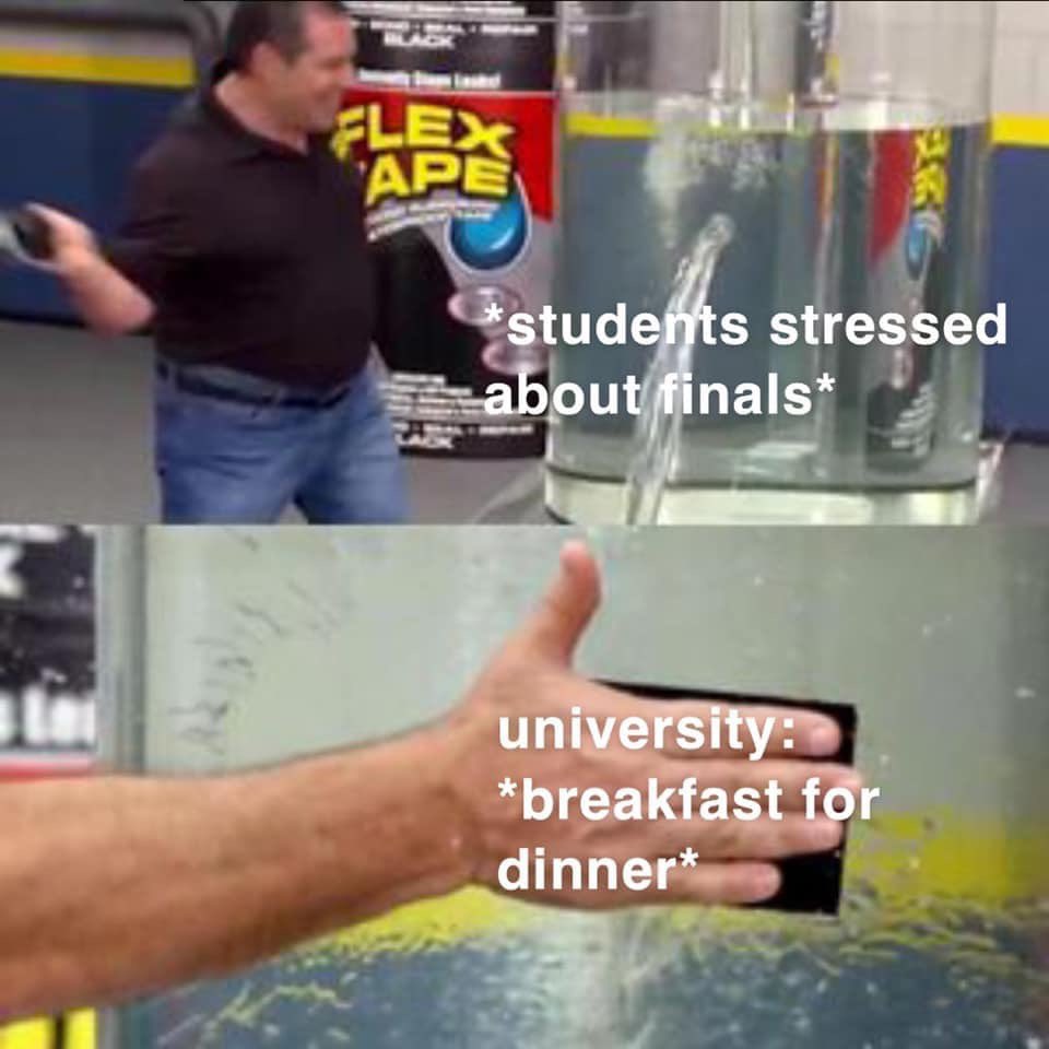 Christianh_96's tweet photo. This picture shows the essence of Rutgers. Midnight breakfast is part of Rutgers culture and it allows for students and friends to enjoy a social event during finals week in any of the dining halls. #DCIM353c #TXC20 https://t.co/VmwpHHyNxw