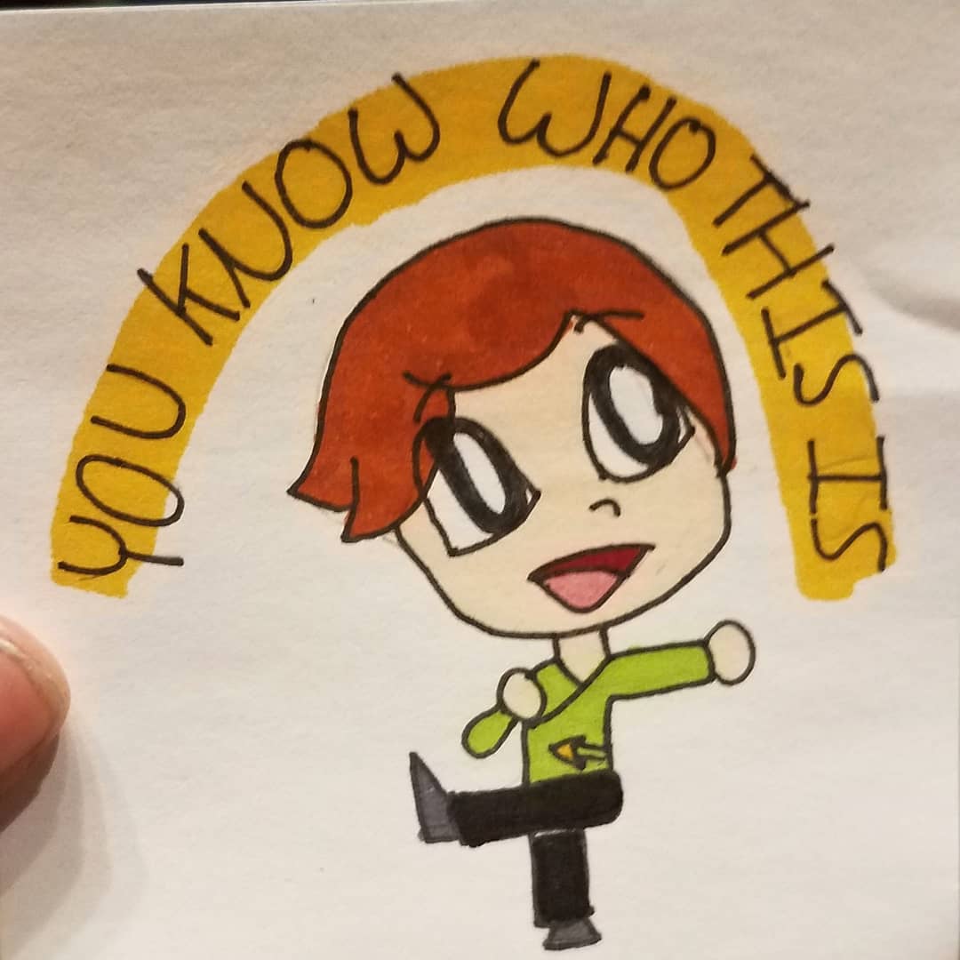 doodling_hydra's tweet photo. Some of our favorite #StarTrekFanart made into stickers, using markers and packing labels. Now we just need somewhere to put them... @WilliamShatner @StarTrek #TheDoodlingHydra #Fanart #StarTrek #MisterSpock #LOGIC #DoctorMcCoy #DOCTOR #CaptainKirk #YOUKNOWWHOTHISIS https://t.co/VH4XaacBrT