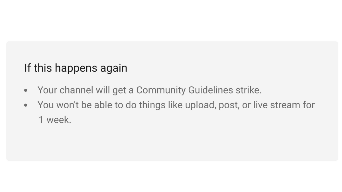 carlmoon's tweet photo. If WHAT happens again?? It's hard to avoid a strike when I don't even know what triggers them in the first place!

Still no response from @TeamYouTube about the attack on my channel! 😡

Please LIKE this tweet to get the attention of @YouTube!

#Bitcoin #Purge #YouTube https://t.co/24xOdMhPmx