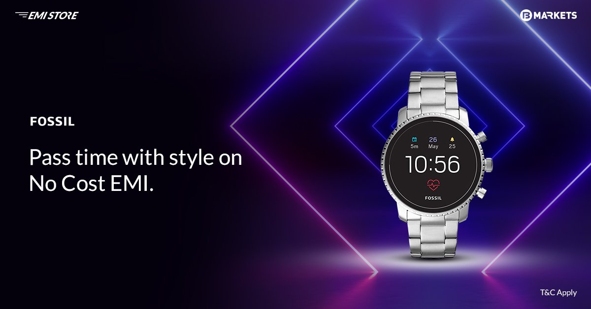 fossil smartwatch on emi
